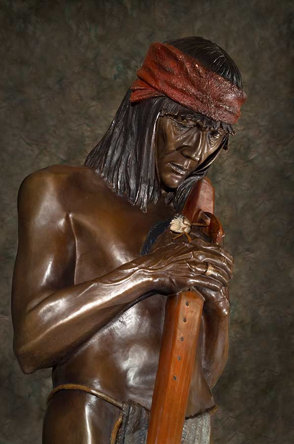 Man In The Maze Monumental Bronze Sculpture Allegory by James Muir Bronze Allegorical Sculptor-Artist