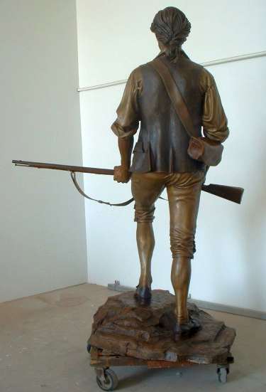 Sons of Liberty 1775 by James Muir bronze sculptor