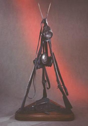 "Bivouac" a Bronze Civil War Sculpture Allegory by James Muir Bronze Allegorical Sculptor-Artist