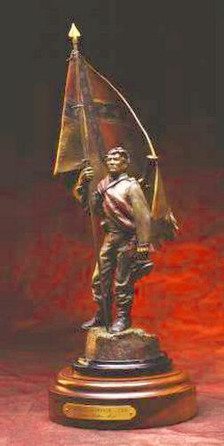 "Heritage of Honor II" a Bronze Civil War Sculpture Allegory by James Muir Bronze Allegorical Sculptor-Artist