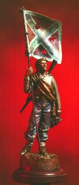 "Heritage of Honor ANV" a Bronze Civil War Sculpture Allegory by James Muir Bronze Allegorical Sculptor-Artist