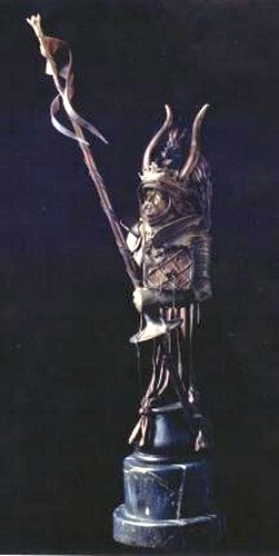 "King's Knight" a Bronze Sculpture Allegory by James Muir Bronze Allegorical Sculptor-Artist