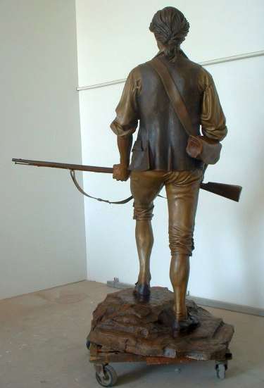 "Sons of Liberty 1775" a Monumental Bronze Sculpture Allegory by James Muir Bronze Allegorical Sculptor-Artist