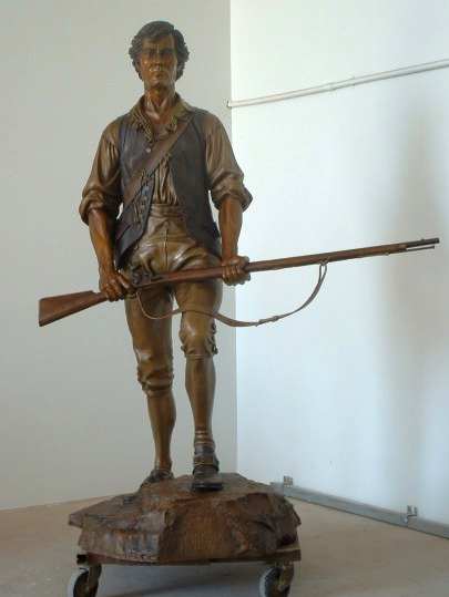 "Sons of Liberty 1775" a Monumental Bronze Sculpture Allegory by James Muir Bronze Allegorical Sculptor-Artist