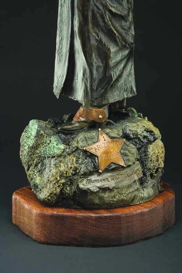 Monsoon On The Mogollon a Bronze Sculpture Allegory by James Muir Bronze Allegorical Sculptor-Artist