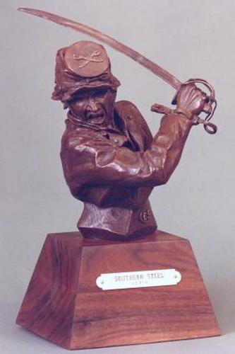 "Southern Steel l" a Bronze Civil War Sculpture Allegory by James Muir Bronze Allegorical Sculptor-Artist