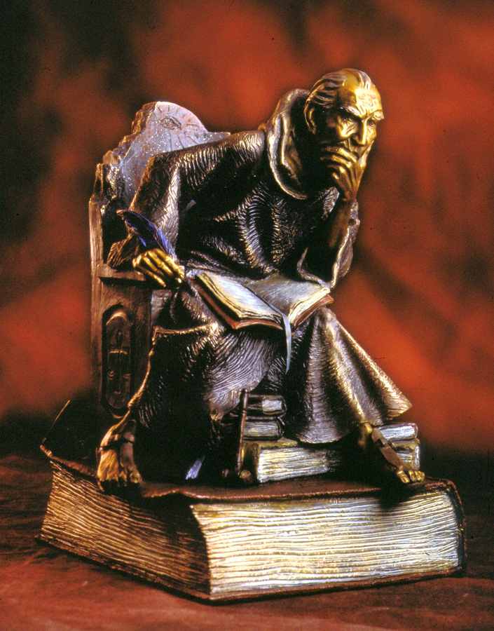 "The Judge" a Seated Bronze Sculpture Allegory by James Muir Bronze Allegorical Sculptor-Artist